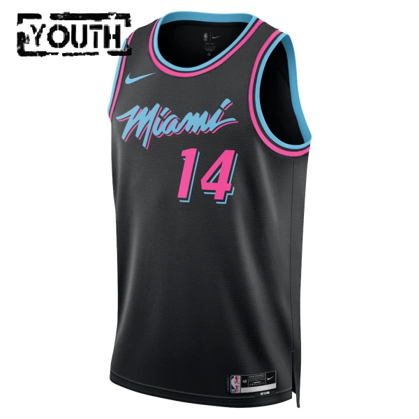 Maillot Enfant Miami Heat Tyler Herro City Edition 2025-26 Noir Swingman