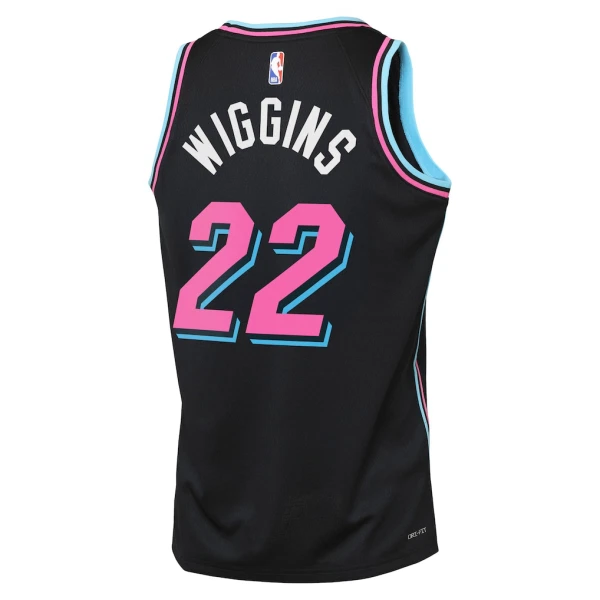 Maillot Homme Miami Heat Andrew Wiggins City Edition 2025-26 Noir Swingman