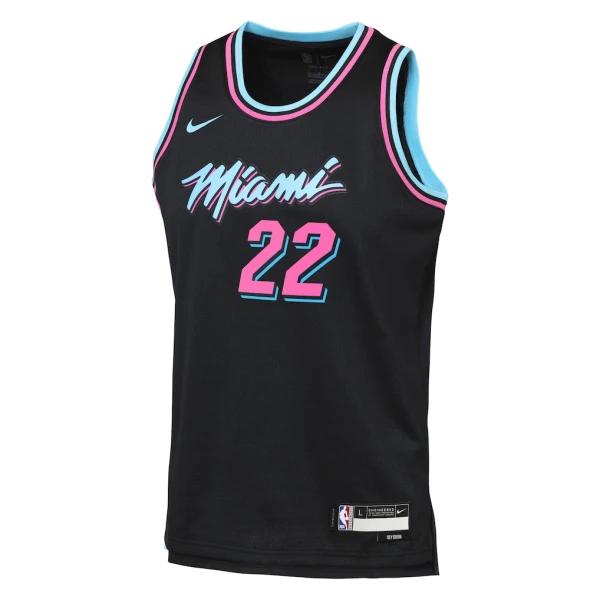Maillot Homme Miami Heat Andrew Wiggins City Edition 2025-26 Noir Swingman