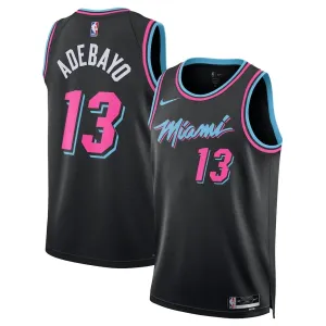 Maillot Homme Miami Heat Bam Adebayo City Edition 2025-26 Noir Swingman