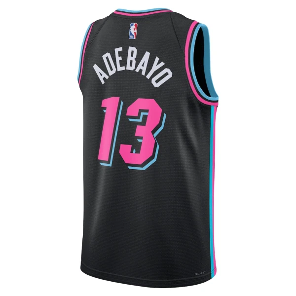 Maillot Homme Miami Heat Bam Adebayo City Edition 2025-26 Noir Swingman