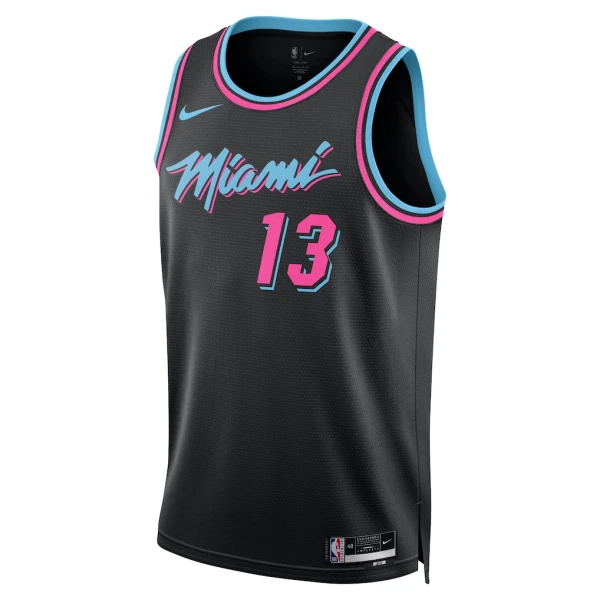 Maillot Homme Miami Heat Bam Adebayo City Edition 2025-26 Noir Swingman