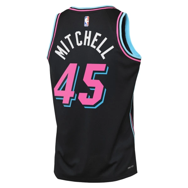Maillot Homme Miami Heat Davion Mitchell City Edition 2025-26 Noir Swingman