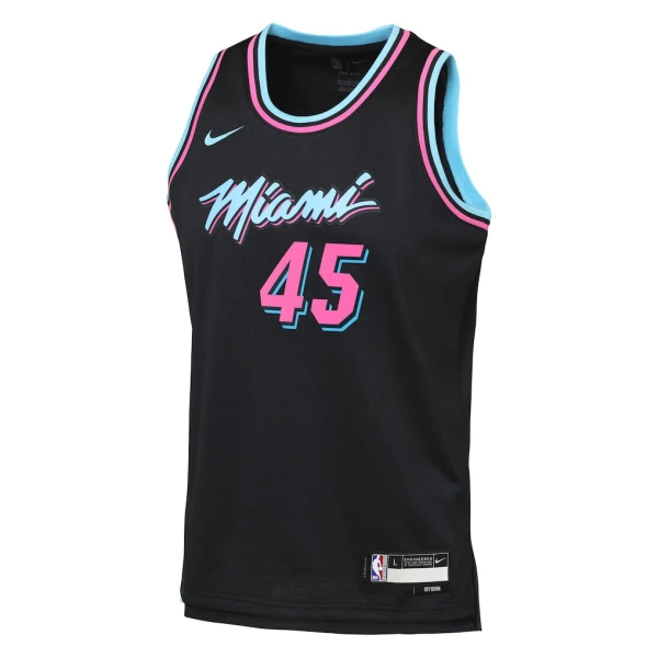 Maillot Homme Miami Heat Davion Mitchell City Edition 2025-26 Noir Swingman