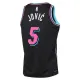 Maillot Homme Miami Heat Nikola Jovic City Edition 2025-26 Noir Swingman