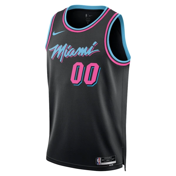 Maillot Homme Miami Heat Personnalisé City Edition 2025-26 Noir Swingman