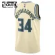 Maillot Enfant Milwaukee Bucks Giannis Antetokounmpo City Edition 2025-26 Blanc Swingman