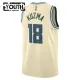 Maillot Enfant Milwaukee Bucks Kyle Kuzma City Edition 2025-26 Blanc Swingman