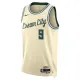 Maillot Homme Milwaukee Bucks Bobby Portis JR City Edition 2025-26 Blanc Swingman
