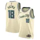 Maillot Homme Milwaukee Bucks Kyle Kuzma City Edition 2025-26 Blanc Swingman