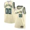 Maillot Homme Milwaukee Bucks Personnalisé City Edition 2025-26 Blanc Swingman