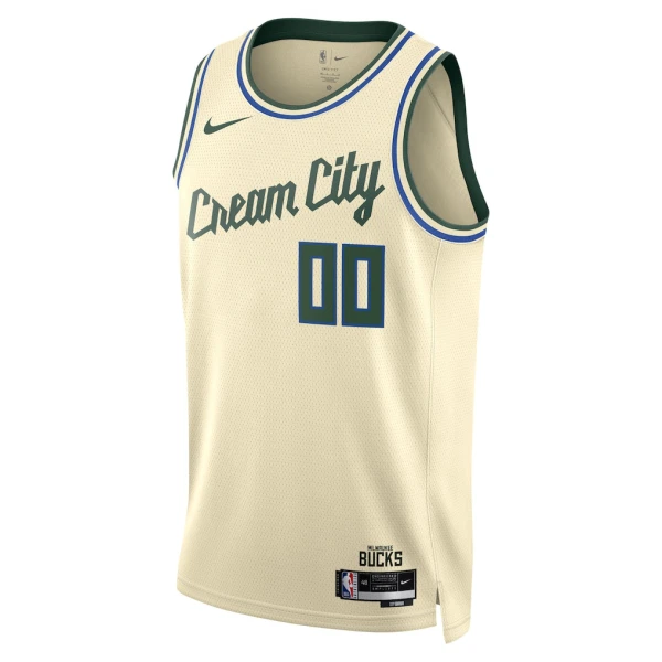 Maillot Homme Milwaukee Bucks Personnalisé City Edition 2025-26 Blanc Swingman