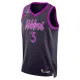 Maillot Homme Minnesota Timberwolves Jaden Mcdaniels City Edition 2025-26 Noir Swingman