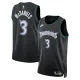 Maillot Homme Minnesota Timberwolves Jaden Mcdaniels Classic Edition 2025-26 Noir Swingman