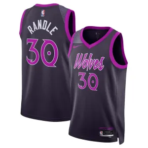 Maillot Homme Minnesota Timberwolves Julius Randle City Edition 2025-26 Noir Swingman