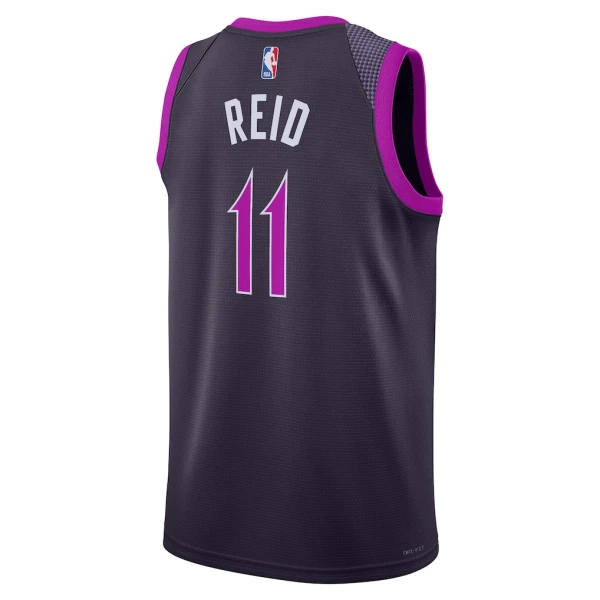 Maillot Homme Minnesota Timberwolves Naz Reid City Edition 2025-26 Noir Swingman