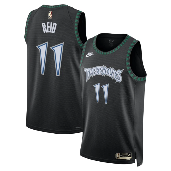 Maillot Homme Minnesota Timberwolves Naz Reid Classic Edition 2025-26 Noir Swingman