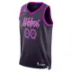 Maillot Homme Minnesota Timberwolves Personnalisé City Edition 2025-26 Noir Swingman