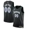 Maillot Homme Minnesota Timberwolves Personnalisé Classic Edition 2025-26 Noir Swingman