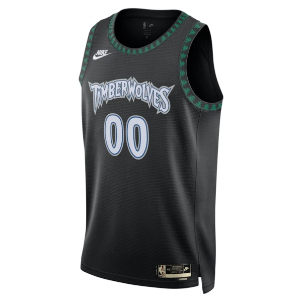 Maillot Homme Minnesota Timberwolves Personnalisé Classic Edition 2025-26 Noir Swingman