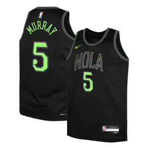 Maillot Homme New Orleans Pelicans Dejounte Murray City Edition 2025-26 Noir Swingman