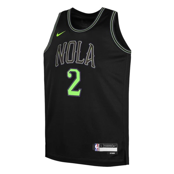 Maillot Homme New Orleans Pelicans Herbert Jones City Edition 2025-26 Noir Swingman
