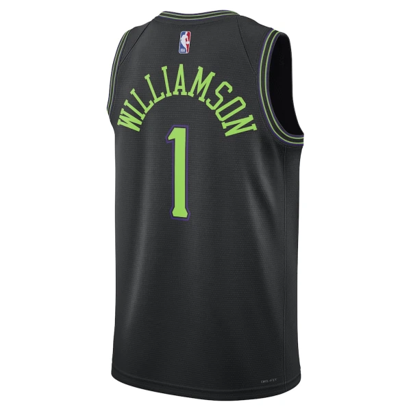 Maillot Homme New Orleans Pelicans Zion Williamson City Edition 2025-26 Noir Swingman