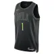 Maillot Homme New Orleans Pelicans Zion Williamson City Edition 2025-26 Noir Swingman