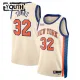 Maillot Enfant New York Knicks Karl Anthony Towns City Edition 2025-26 Blanc Swingman