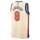 Maillot Homme New York Knicks Og Anunoby City Edition 2025-26 Blanc Swingman