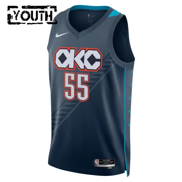 Maillot Enfant Oklahoma City Thunder Isaiah Hartenstein City Edition 2025-26 Noir Swingman