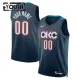 Maillot Enfant Oklahoma City Thunder Personnalisé City Edition 2025-26 Noir Swingman