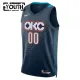 Maillot Enfant Oklahoma City Thunder Personnalisé City Edition 2025-26 Noir Swingman