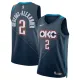 Maillot Homme Oklahoma City Thunder Shai Gilgeous Alexander City Edition 2025-26 Noir Swingman