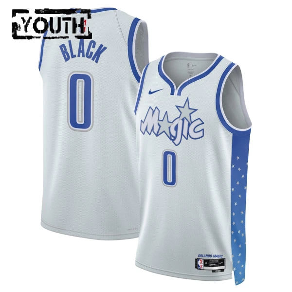 Maillot Enfant Orlando Magic Anthony Black City Edition 2025-26 Blanc Swingman