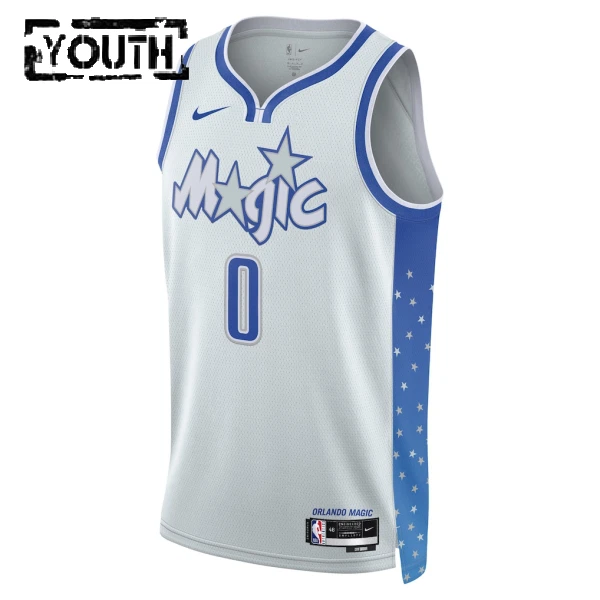 Maillot Enfant Orlando Magic Anthony Black City Edition 2025-26 Blanc Swingman