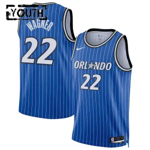 Maillot Enfant Orlando Magic Franz Wagner Icon Edition 2025-26 Bleu Swingman