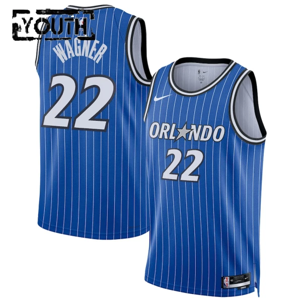 Maillot Enfant Orlando Magic Franz Wagner Icon Edition 2025-26 Bleu Swingman