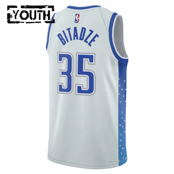 Maillot Enfant Orlando Magic Goga Bitadze City Edition 2025-26 Blanc Swingman