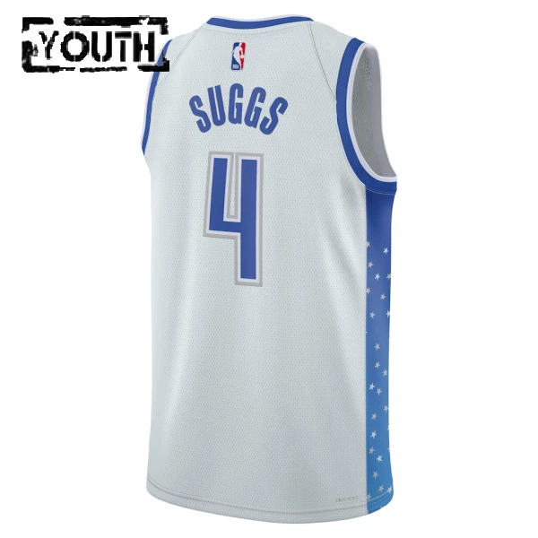 Maillot Enfant Orlando Magic Jalen Suggs City Edition 2025-26 Blanc Swingman
