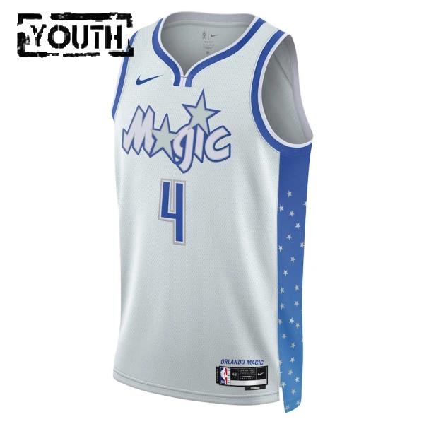 Maillot Enfant Orlando Magic Jalen Suggs City Edition 2025-26 Blanc Swingman