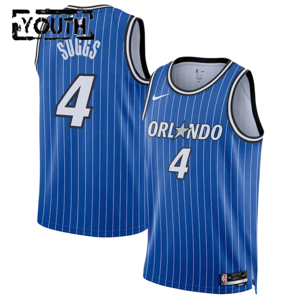 Maillot Enfant Orlando Magic Jalen Suggs Icon Edition 2025-26 Bleu Swingman