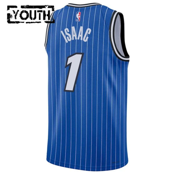 Maillot Enfant Orlando Magic Jonathan Isaac Icon Edition 2025-26 Bleu Swingman