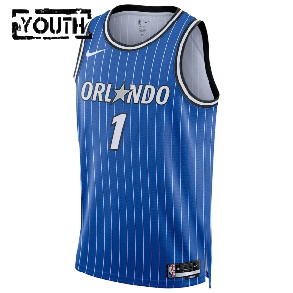 Maillot Enfant Orlando Magic Jonathan Isaac Icon Edition 2025-26 Bleu Swingman