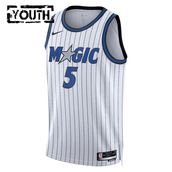 Maillot Enfant Orlando Magic Paolo Banchero Association Edition 2025-26 Blanc Swingman