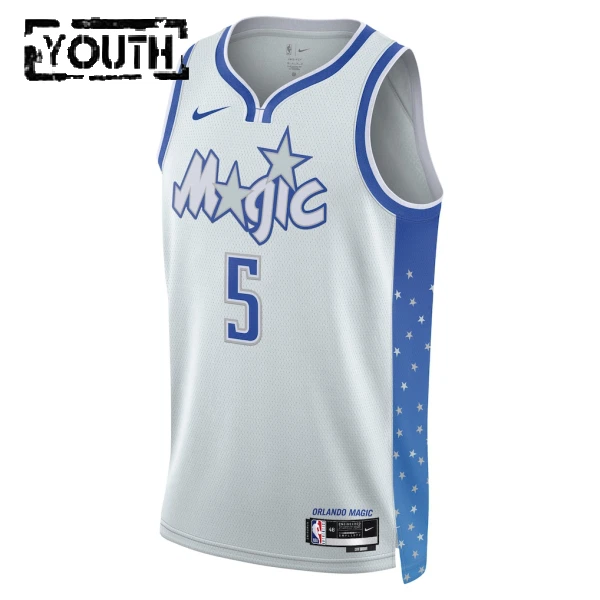 Maillot Enfant Orlando Magic Paolo Banchero City Edition 2025-26 Blanc Swingman