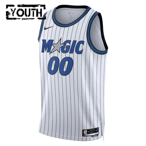 Maillot Enfant Orlando Magic Personnalisé Association Edition 2025-26 Blanc Swingman