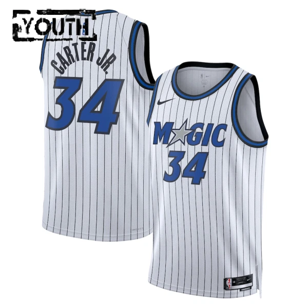 Maillot Enfant Orlando Magic Wendell Carter JR Association Edition 2025-26 Blanc Swingman