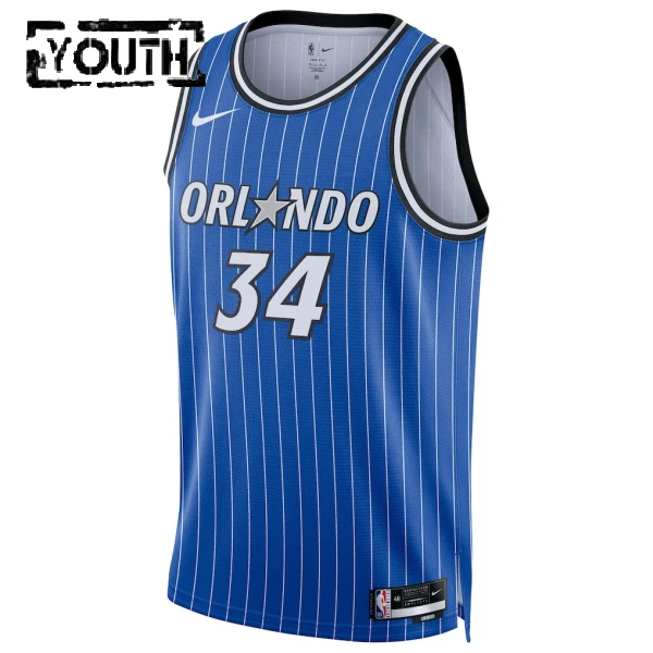 Maillot Enfant Orlando Magic Wendell Carter JR Icon Edition 2025-26 Bleu Swingman