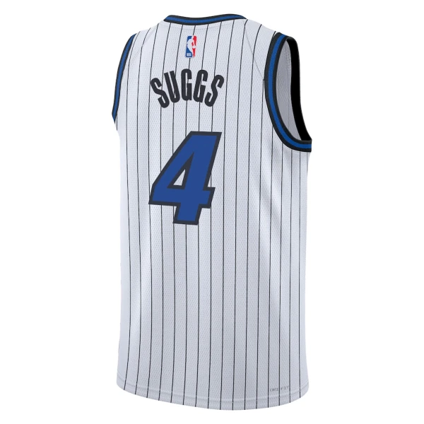Maillot Homme Orlando Magic Jalen Suggs Association Edition 2025-26 Blanc Swingman